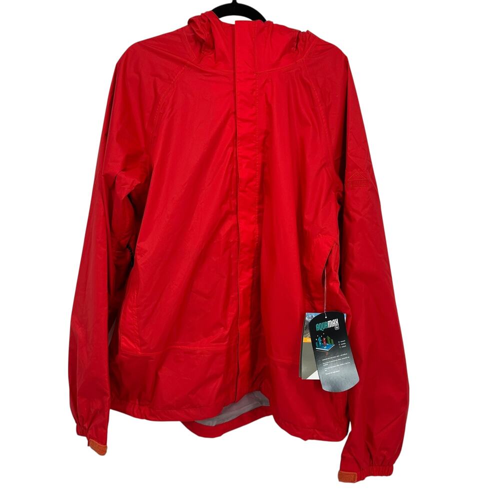 McKinley AQUAMAX PRO‎ Mens XL High Risk Red Waterproof Rain Jacket NEW w/Tags